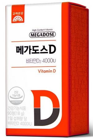 고려은단 메가도스D 4000IU