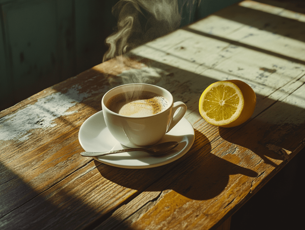 레몬-커피-조합