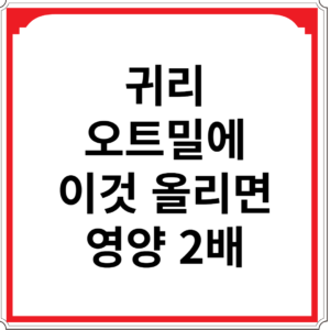 귀리-오트밀에-이것-올리면-영양-2배
