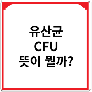 유산균-CFU-뜻이-뭘까