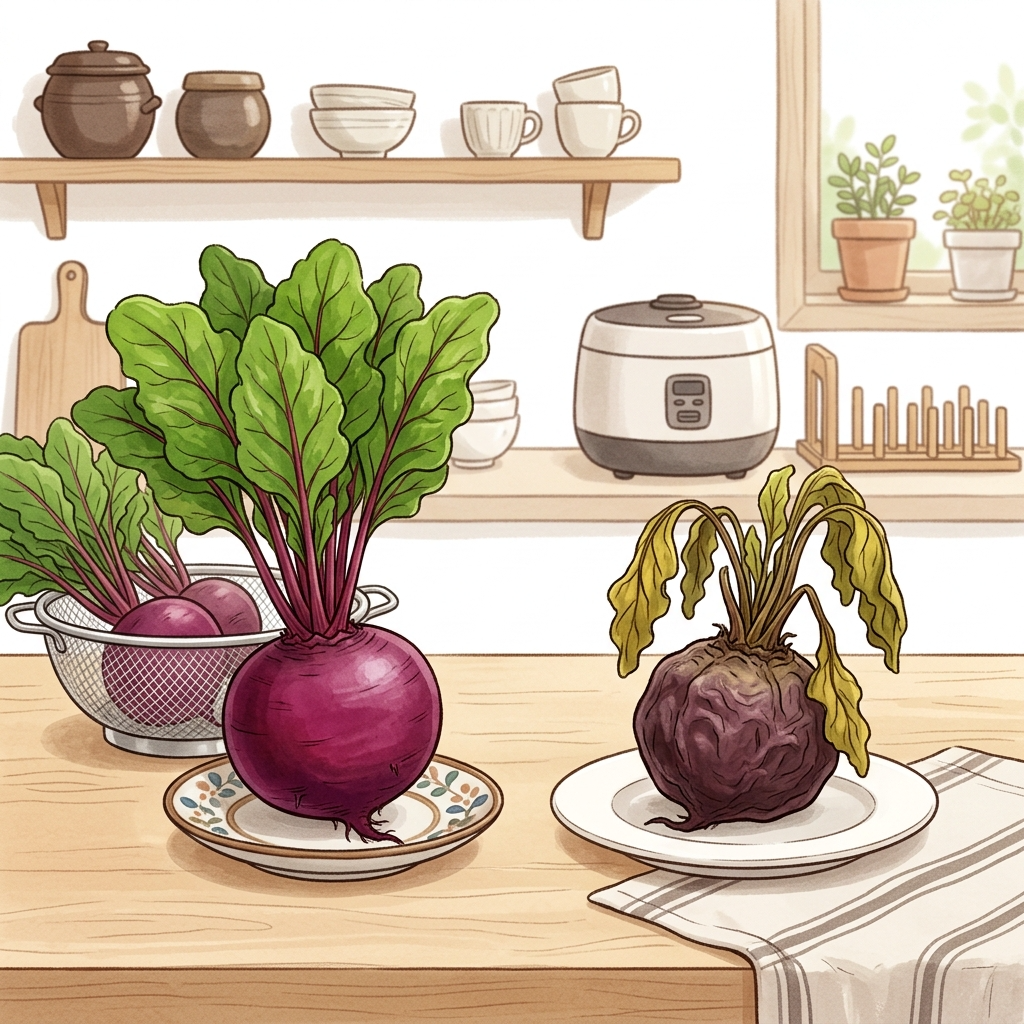 좋은 비트와 나쁜 비트를 나란히 비교한 일러스트