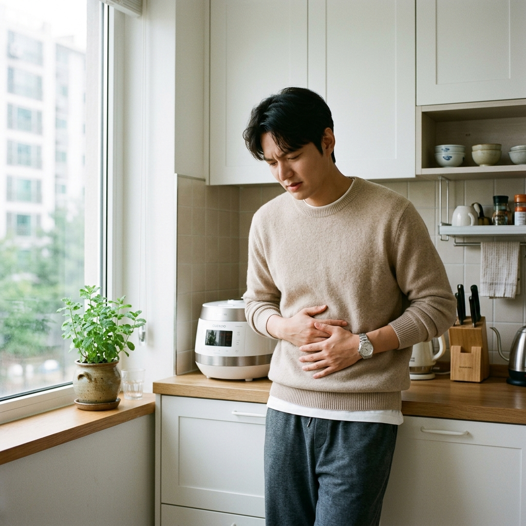 콜라겐 부작용, 먹기 전에 꼭 알아야 할 것들 정리했다 3 콜라겐 부작용으로 소화불량을 겪는 한국 남성